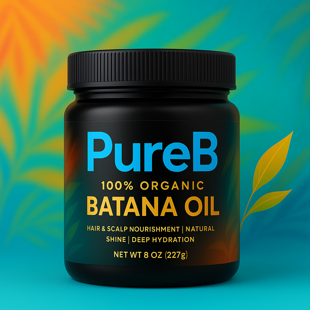 PureB Batana Oil – 100% Raw, Organic & Unrefined
