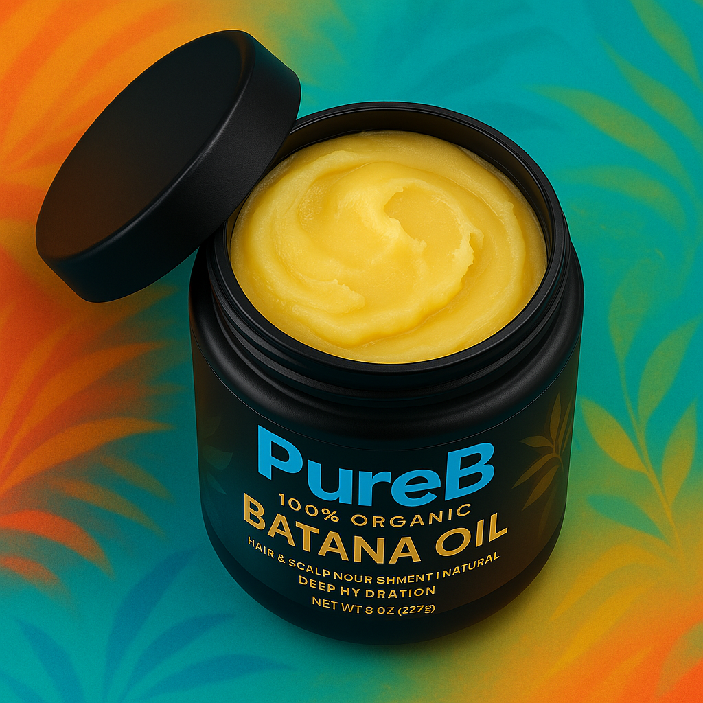 PureB Batana Oil – 100% Raw, Organic & Unrefined